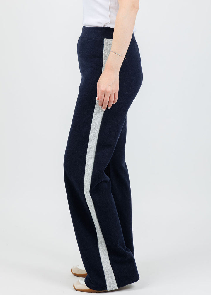 Goldie Melrose Light Flared Studio Pants in Navy available at Barbara Katz