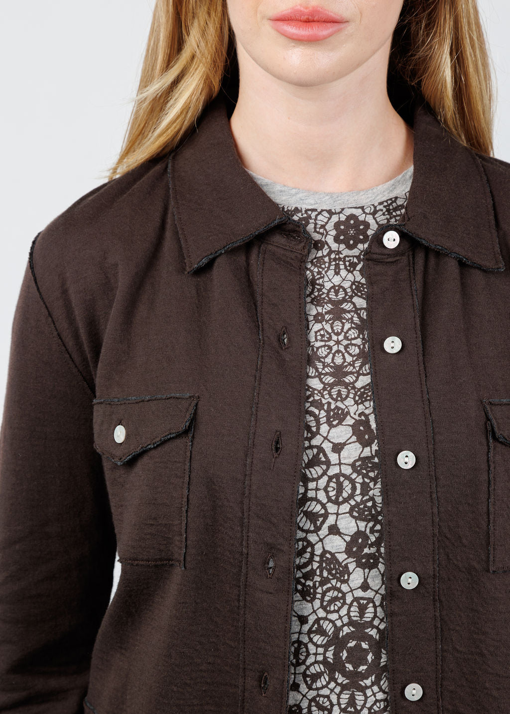 Goldie Serena Double Face Jacket in Coffee available at Barbara Katz