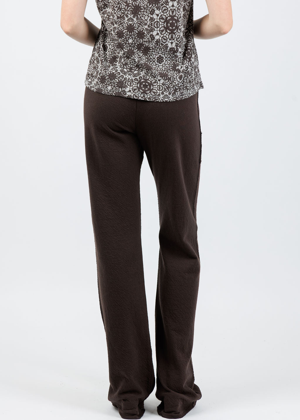 Goldie Serena Double Face Studio Pants in Coffee available at Barbara Katz