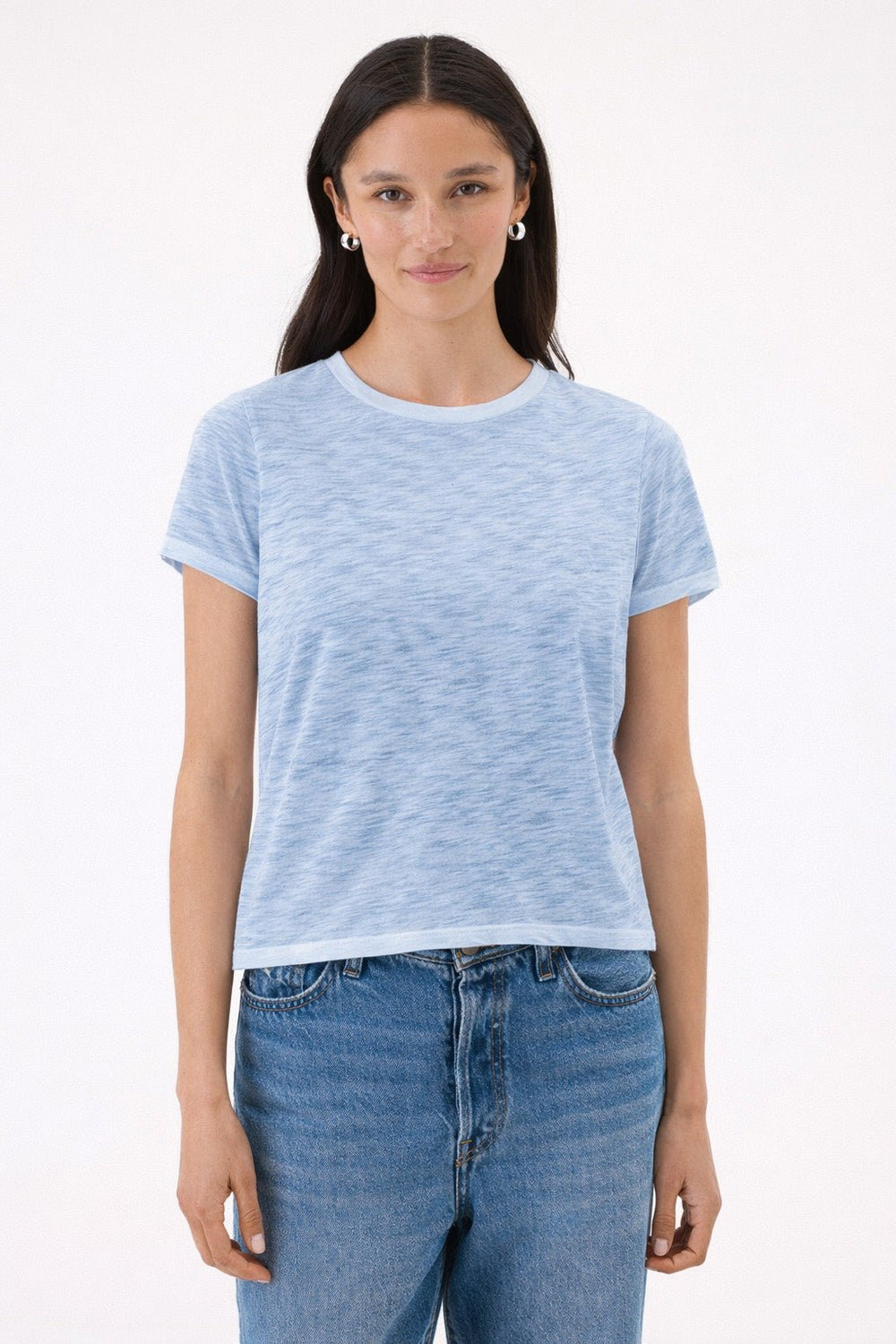 Goldie Coastal Sunwash Andie Short Sleeve Tee - Sea