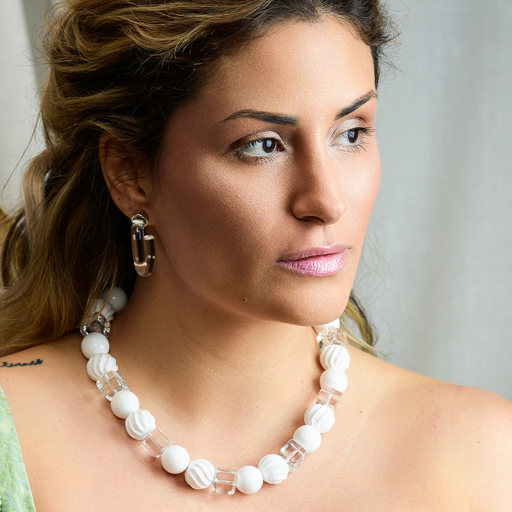 PONO Greta Necklace in Salt available at Barbara Katz
