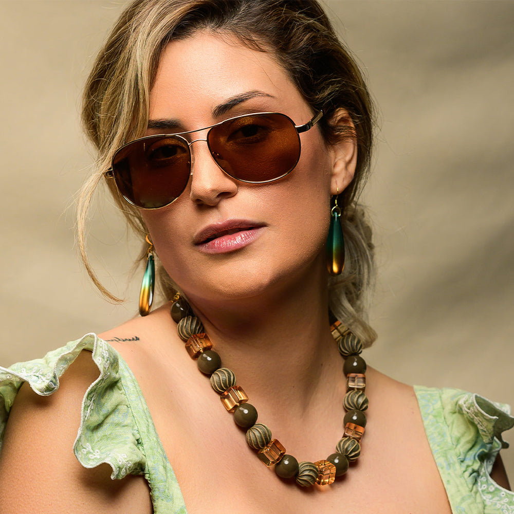 PONO Greta Necklace in Sand available at Barbara Katz