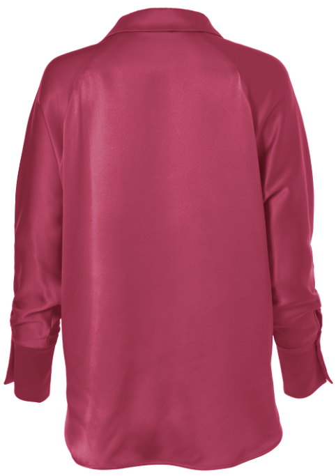 Diomi Half Button Isla Blouse in Coral available at Barbara Katz