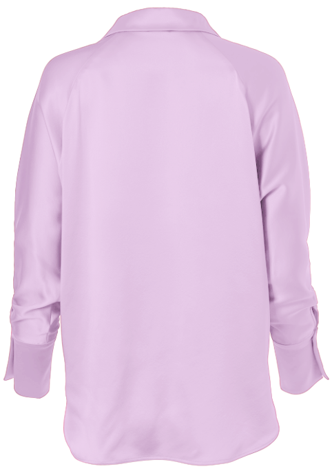 Diomi Half Button Isla Blouse in Princess Pink available at Barbara Katz