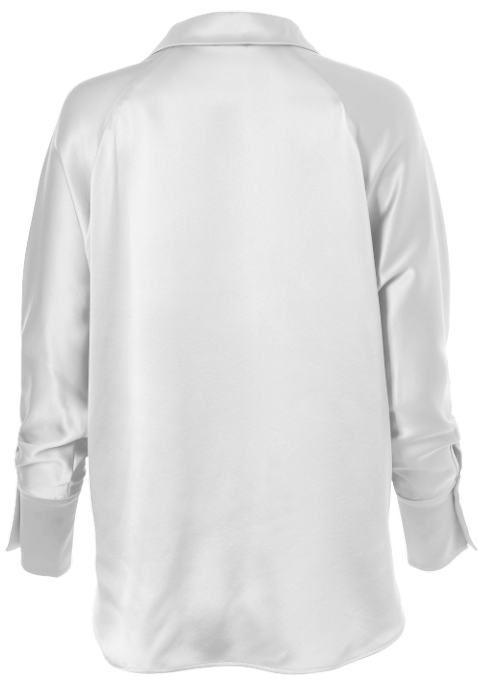 Diomi Isla Half Button Blouse in White available at Barbara Katz