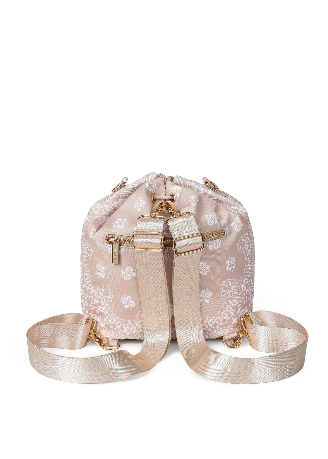 Haute Shore Harley Bandana Print Bucket Bag in Buff available at Barbara Katz