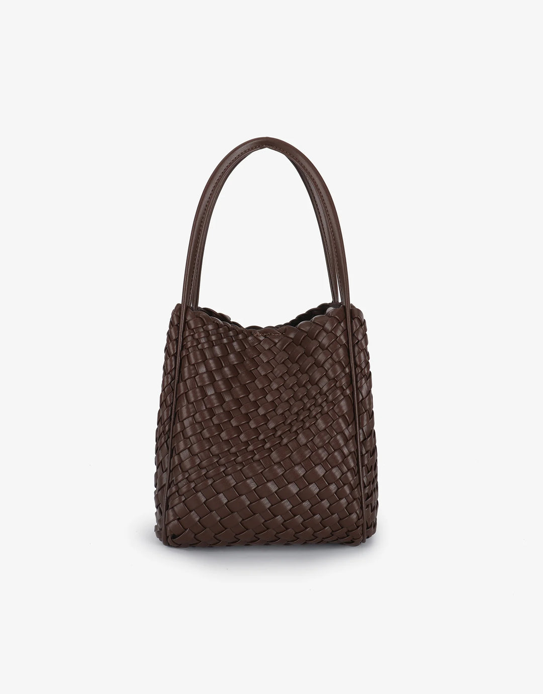 Remi/Reid Hollace Mini Woven Tote Bag in Espresso available at Barbara Katz