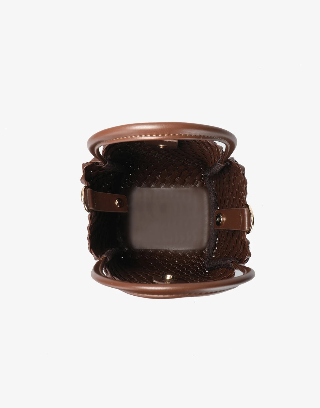 Remi/Reid Hollace Mini Woven Tote Bag in Espresso available at Barbara Katz