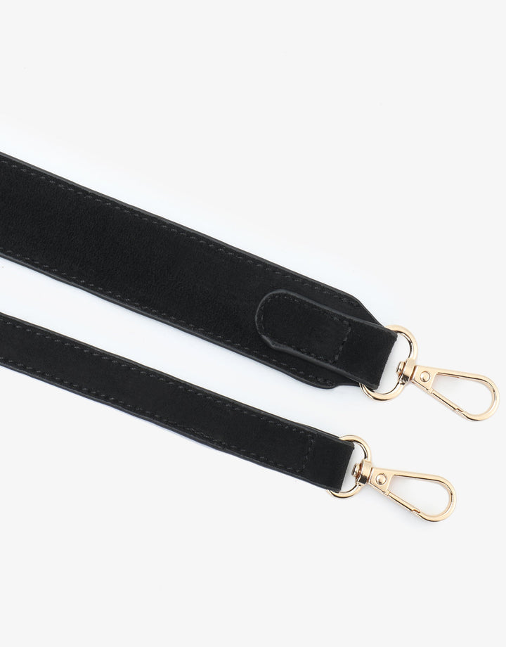Remi/Reid Hollace Faux Suede Mini Woven Tote Bag in Black available at Barbara Katz