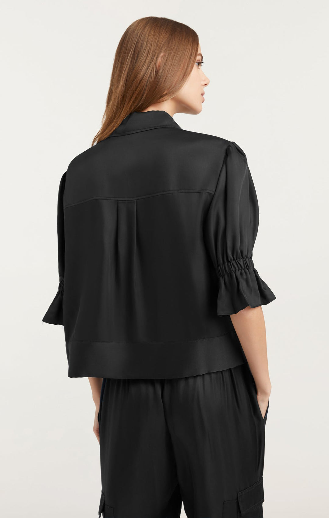 Cinq a Sept Holly Jacket in Black available at Barbara Katz