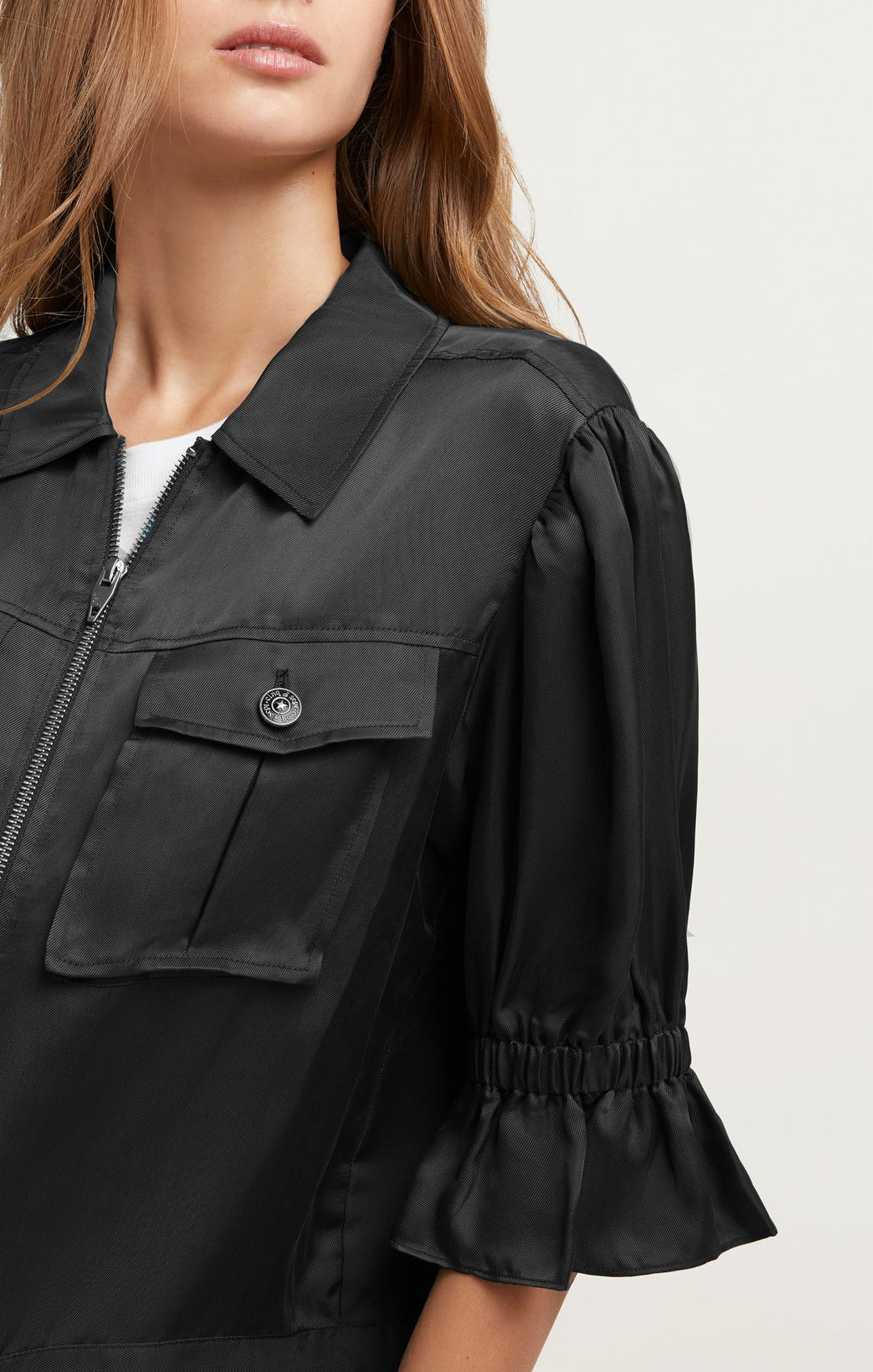 Cinq a Sept Holly Jacket in Black available at Barbara Katz