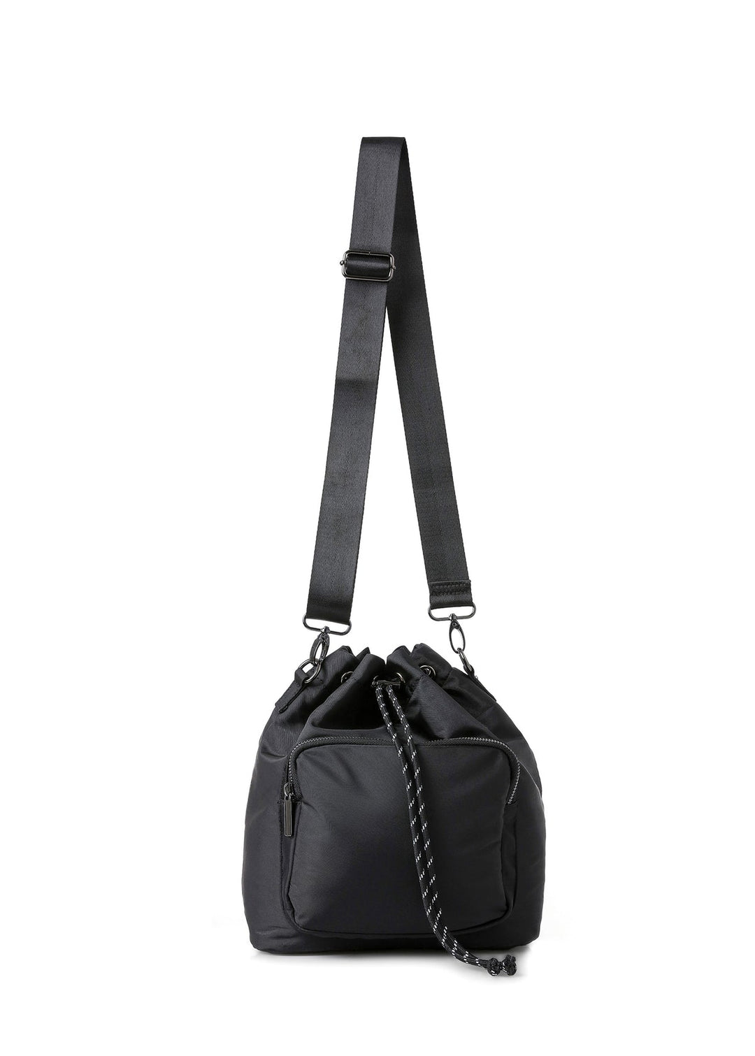 Haute Shore Harley Nylon Bucket Bag in Black available at Barbara Katz