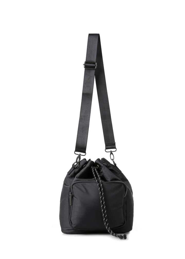 Haute Shore Harley Nylon Bucket Bag in Black available at Barbara Katz