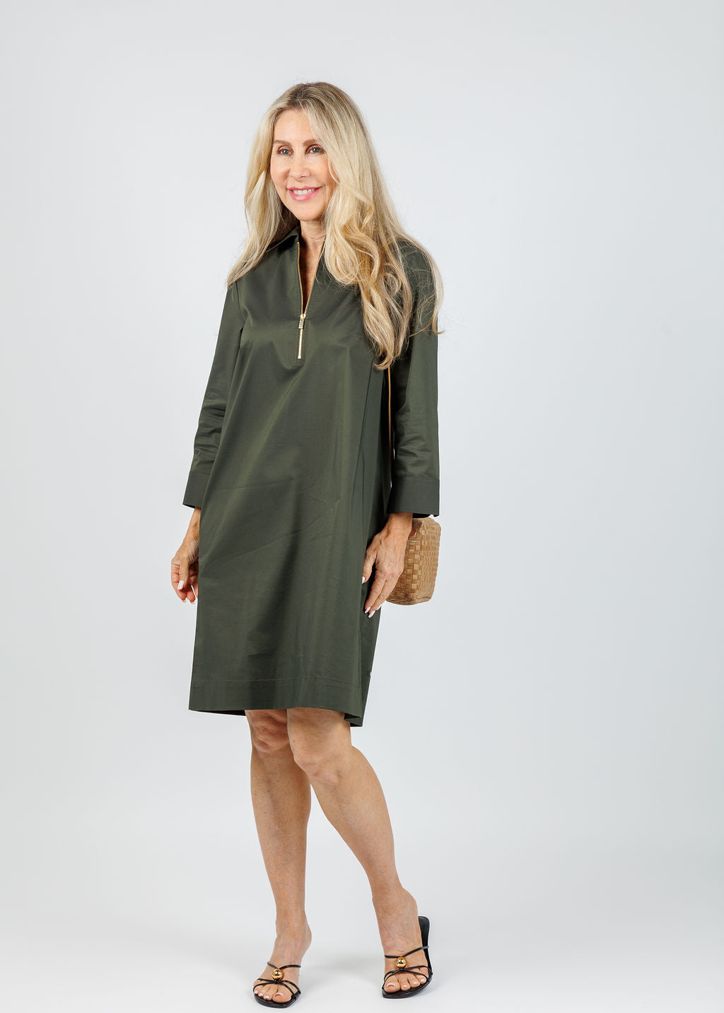 Hinson Wu Alessa Dress in Oregano available at Barbara Katz