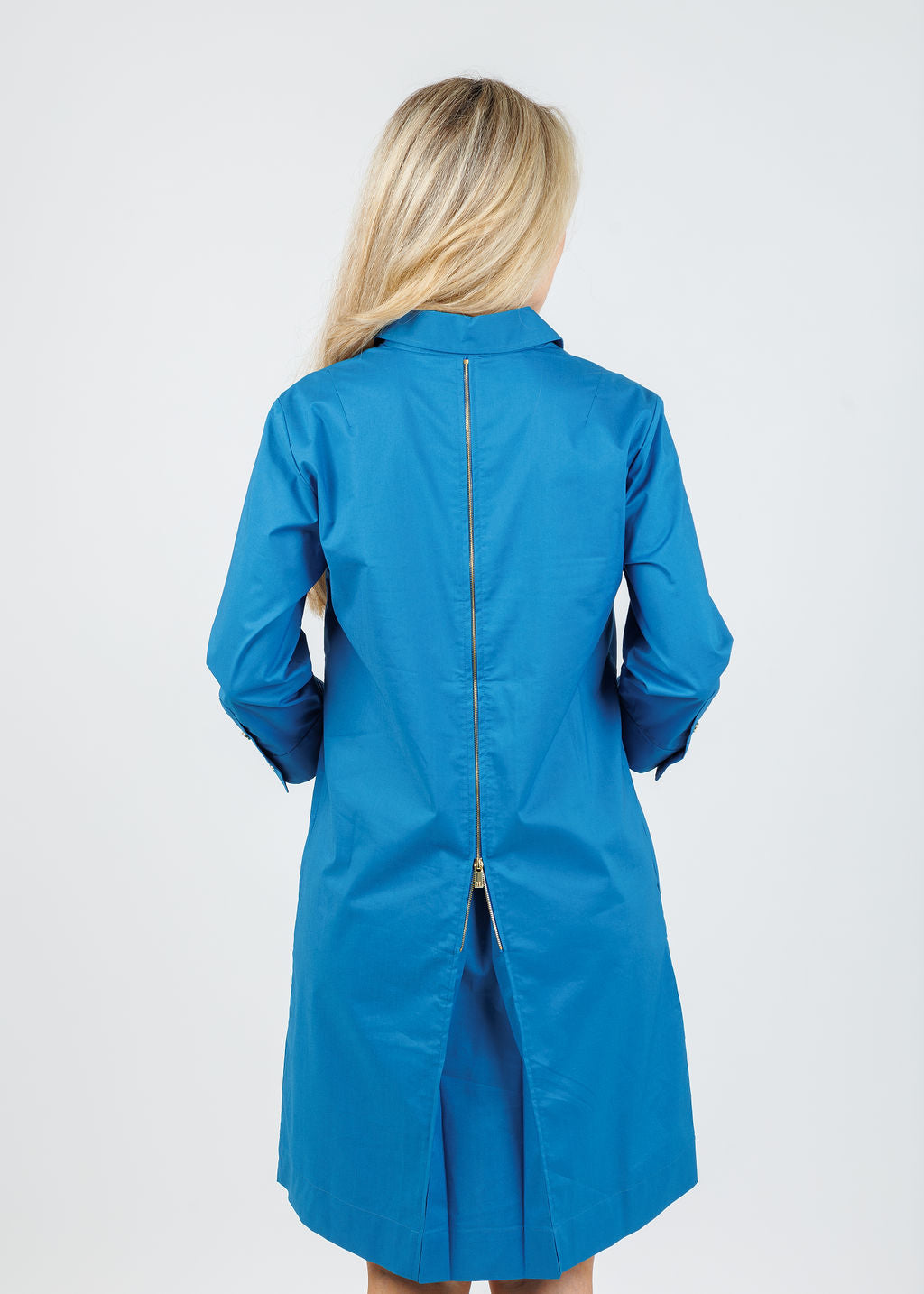 Hinson Wu Alessa Back Zip Dress in Sapphire available at Barbara Katz