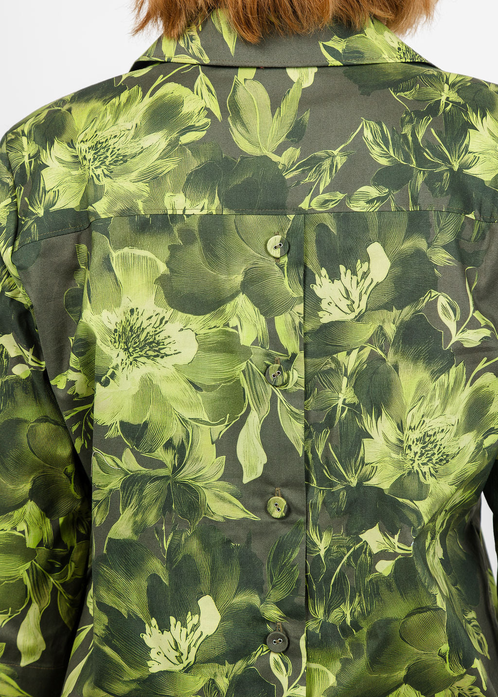 Hinson Wu Monica Long Sleeve Autumn Floral Print Shirt available at Barbara Katz