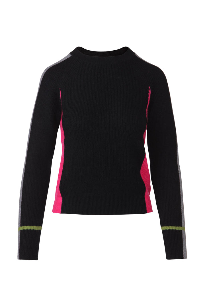 Kinross &amp;Isla Colorplay Rib Crew available at Barbara Katz