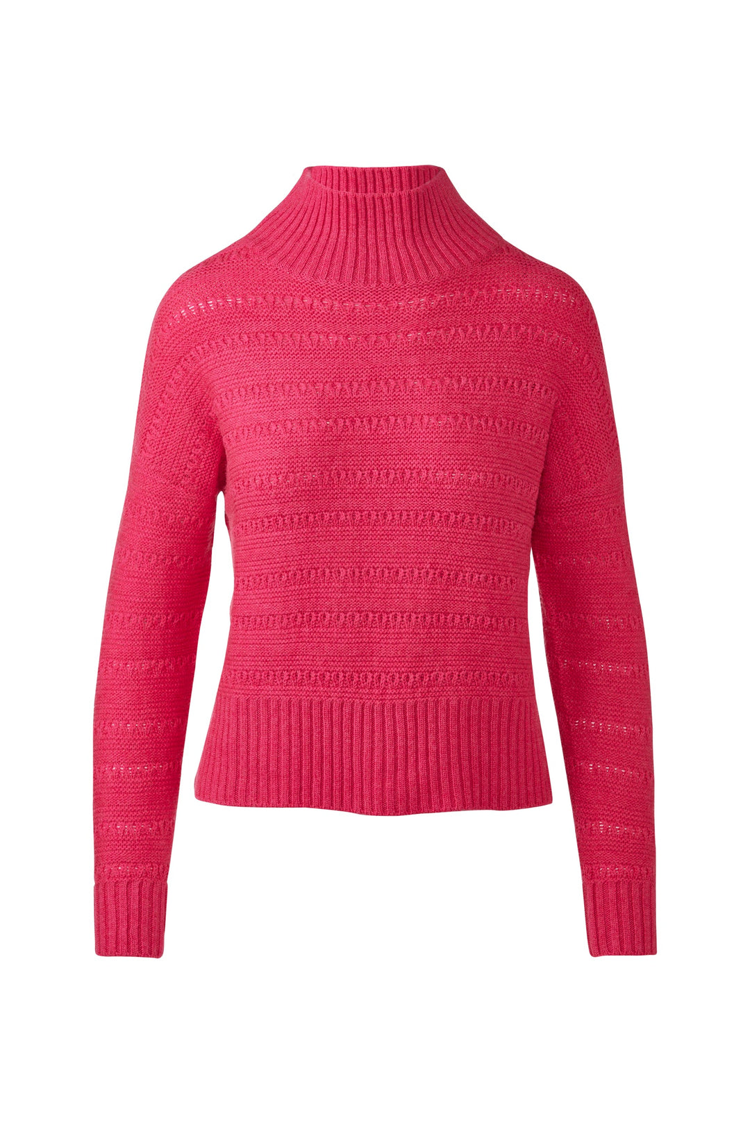 Kinross &amp;Isla Textured Mock Sweater available at Barbara Katz