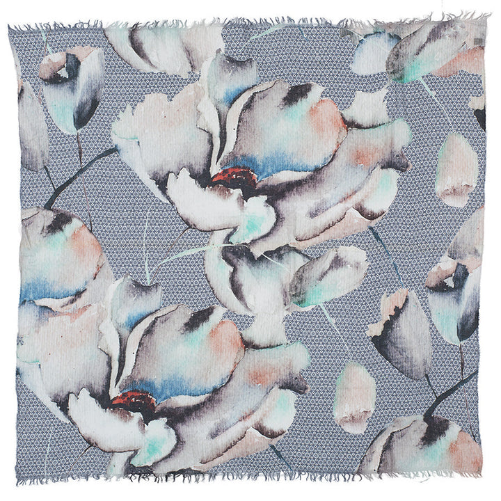 Suzi Roher Life Is A Flower Scarf available at Barbara Katz