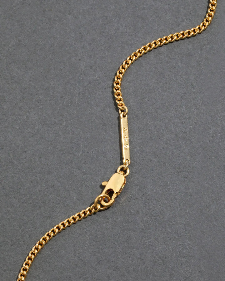 Alexis Bittar Brut Gold Long Station Necklace