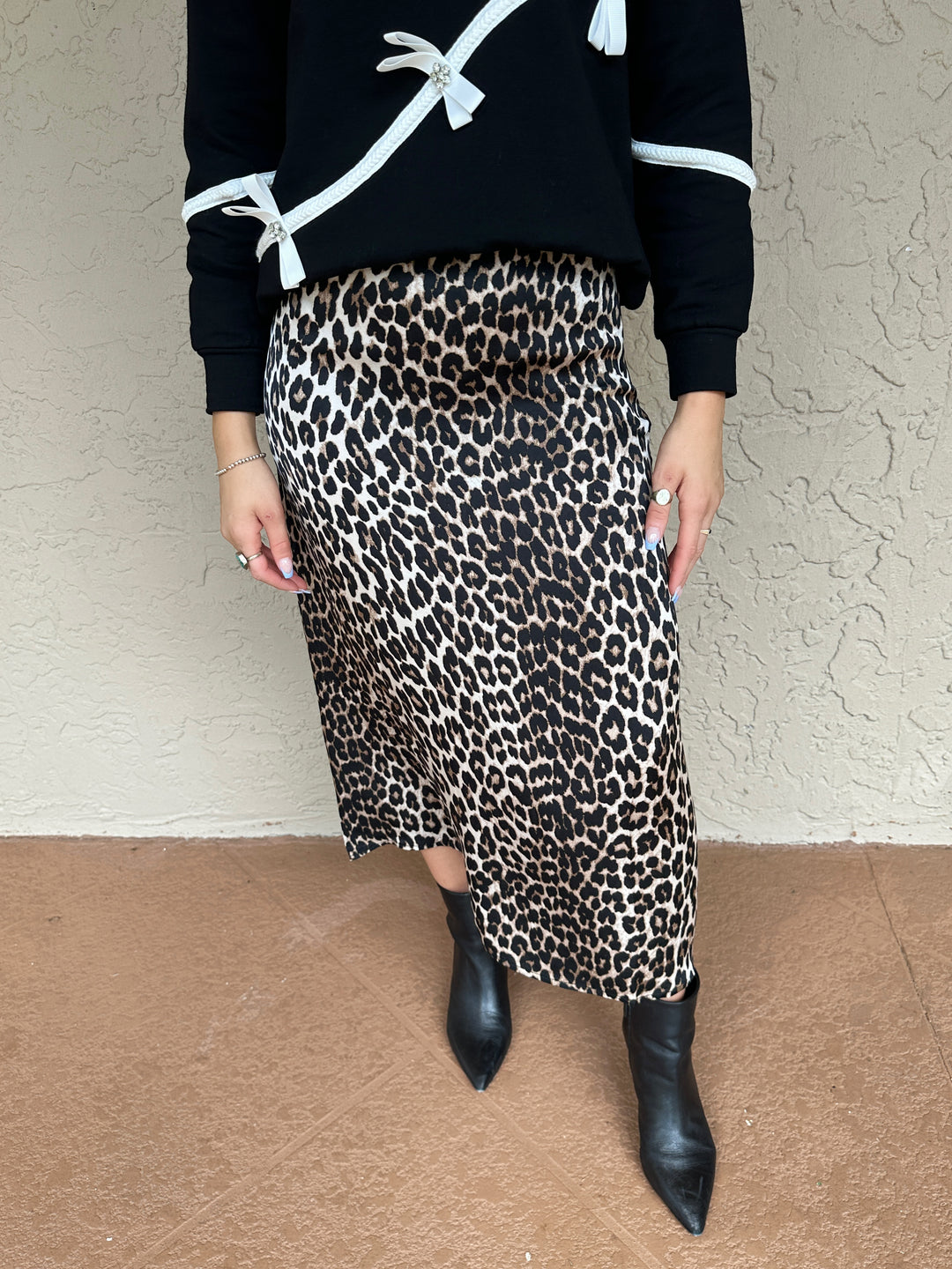 Suncoo Leopard Skirt