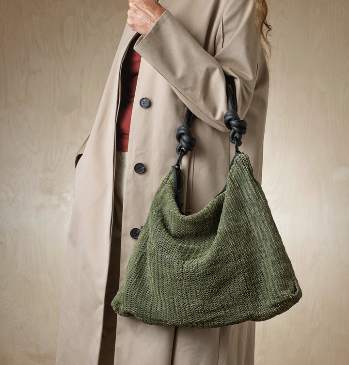Daniella Lehavi Dallas Tote Bag in Rifle Green available at Barbara Katz
