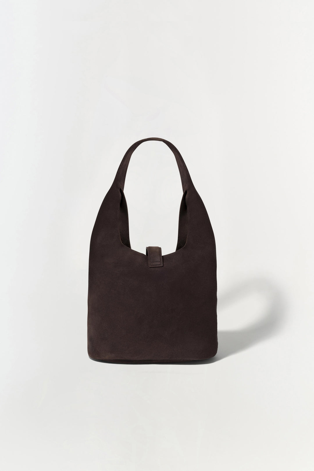 Simkhai Khai Suede Hobo Bag in Cacao available at Barbara Katz