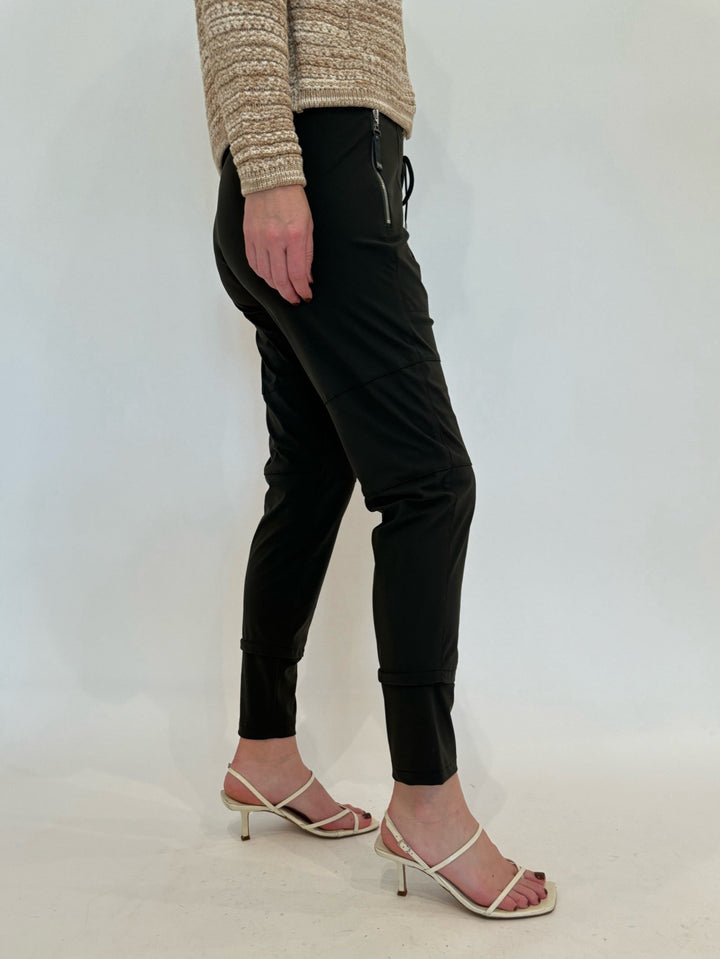 Raffaello Rossi Dark Olive Candy Pants available at Barbara Katz