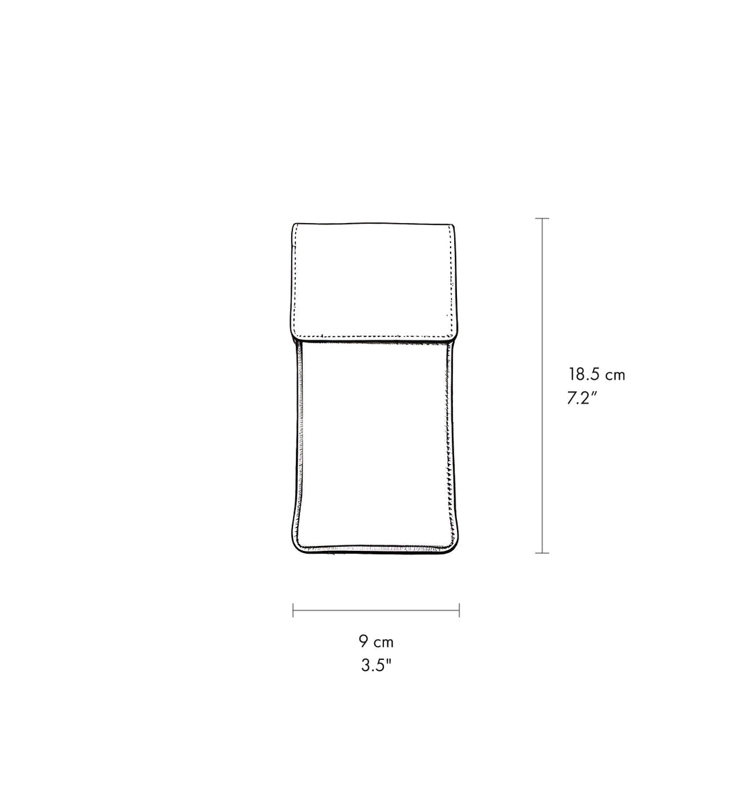 Daniella Lehavi Iris Double Glasses Case measurements