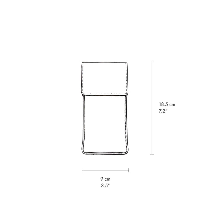 Daniella Lehavi Iris Double Glasses Case measurements