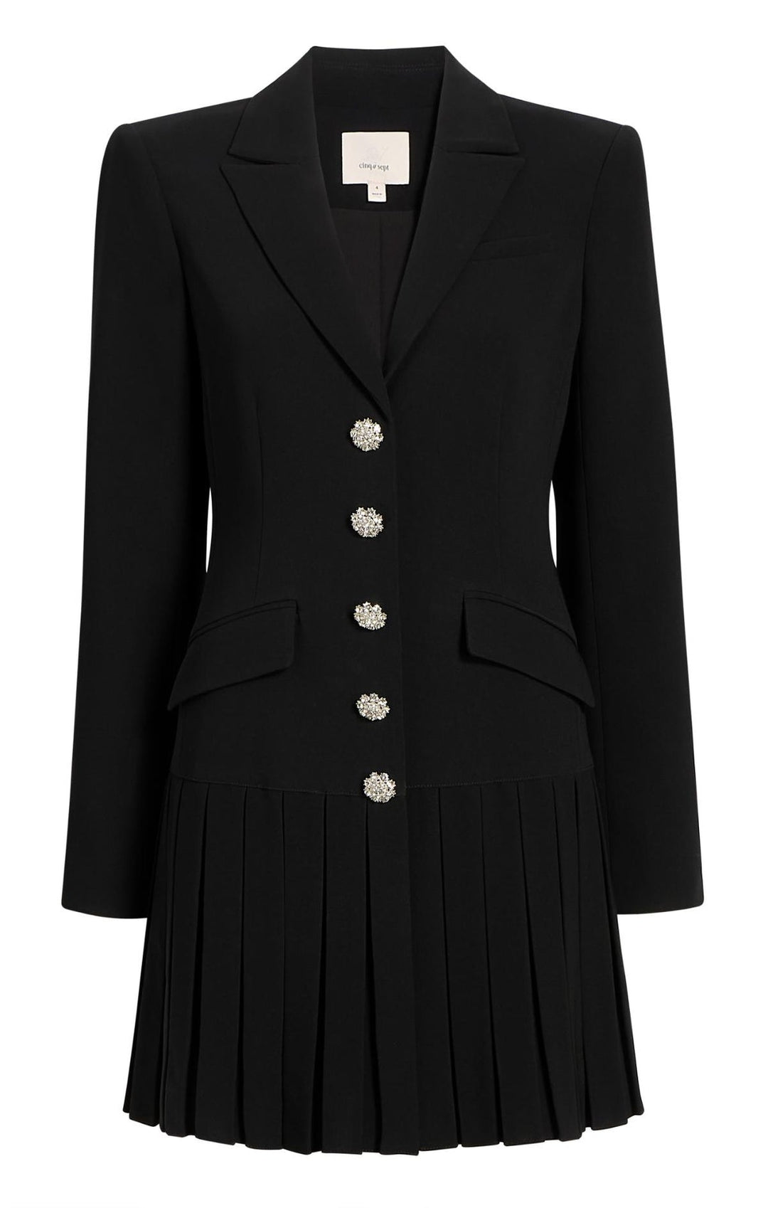 Cinq a Sept Saule Dress in Black available at Barbara Katz