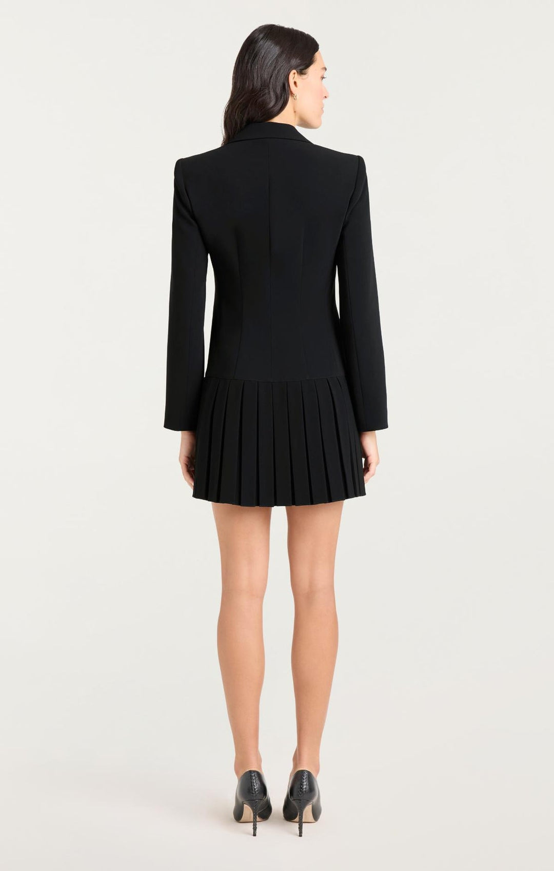 Cinq a Sept Saule Dress in Black available at Barbara Katz