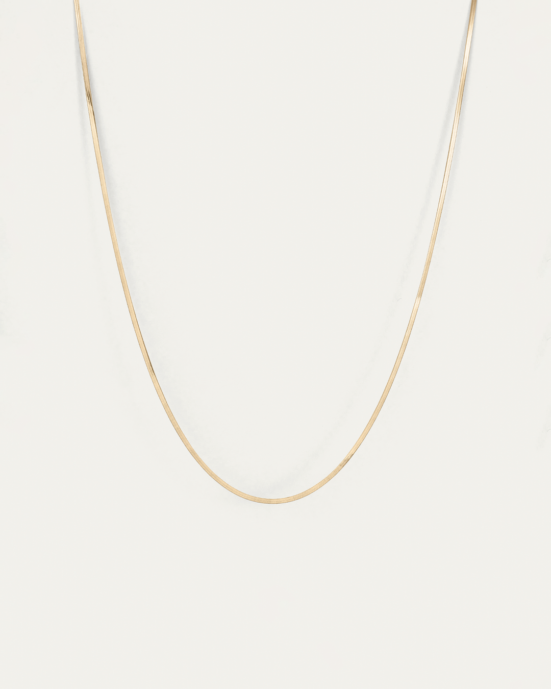 Jenny Bird Zeina Slim Chain Necklace in Gold available at Barbara Katz