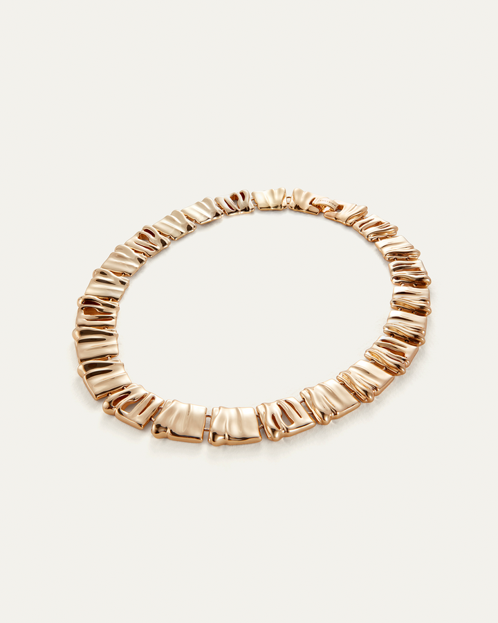 Jenny Bird Sundra Collar Necklace in Gold available at Barbara Katz