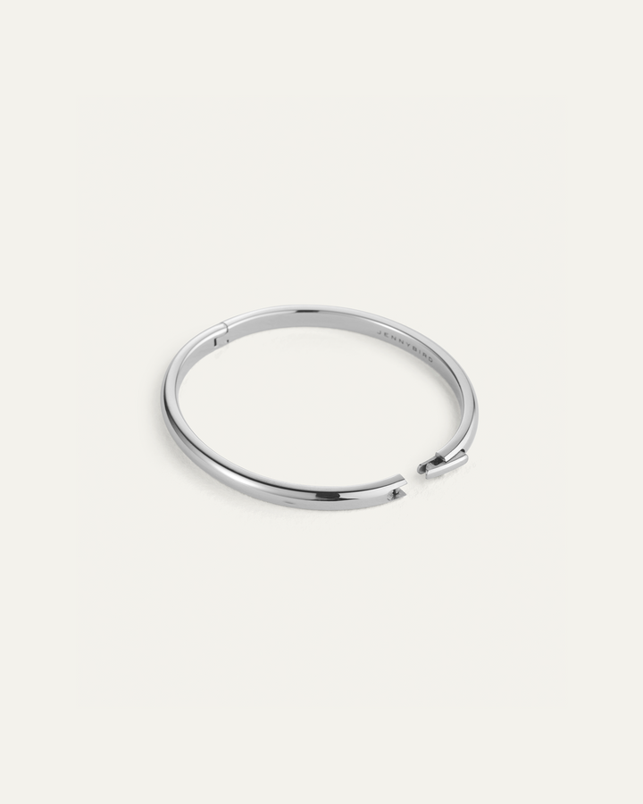 Jenny Bird Remi Bangle in Silver available at Barbara Katz