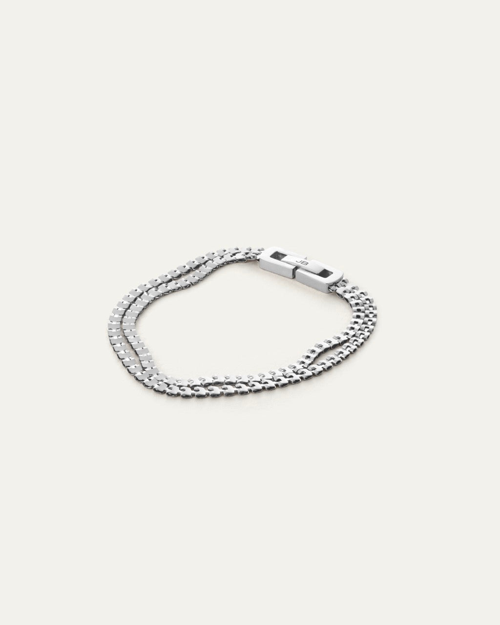 Jenny Bird Double Amalfi Bracelet in Platinum available at Barbara Katz