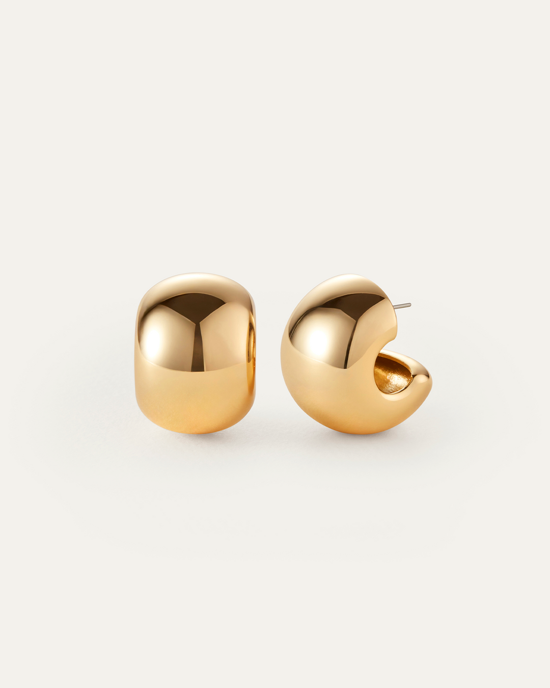 Jenny Bird Gemma Hoop Earrings in Gold available at Barbara Katz