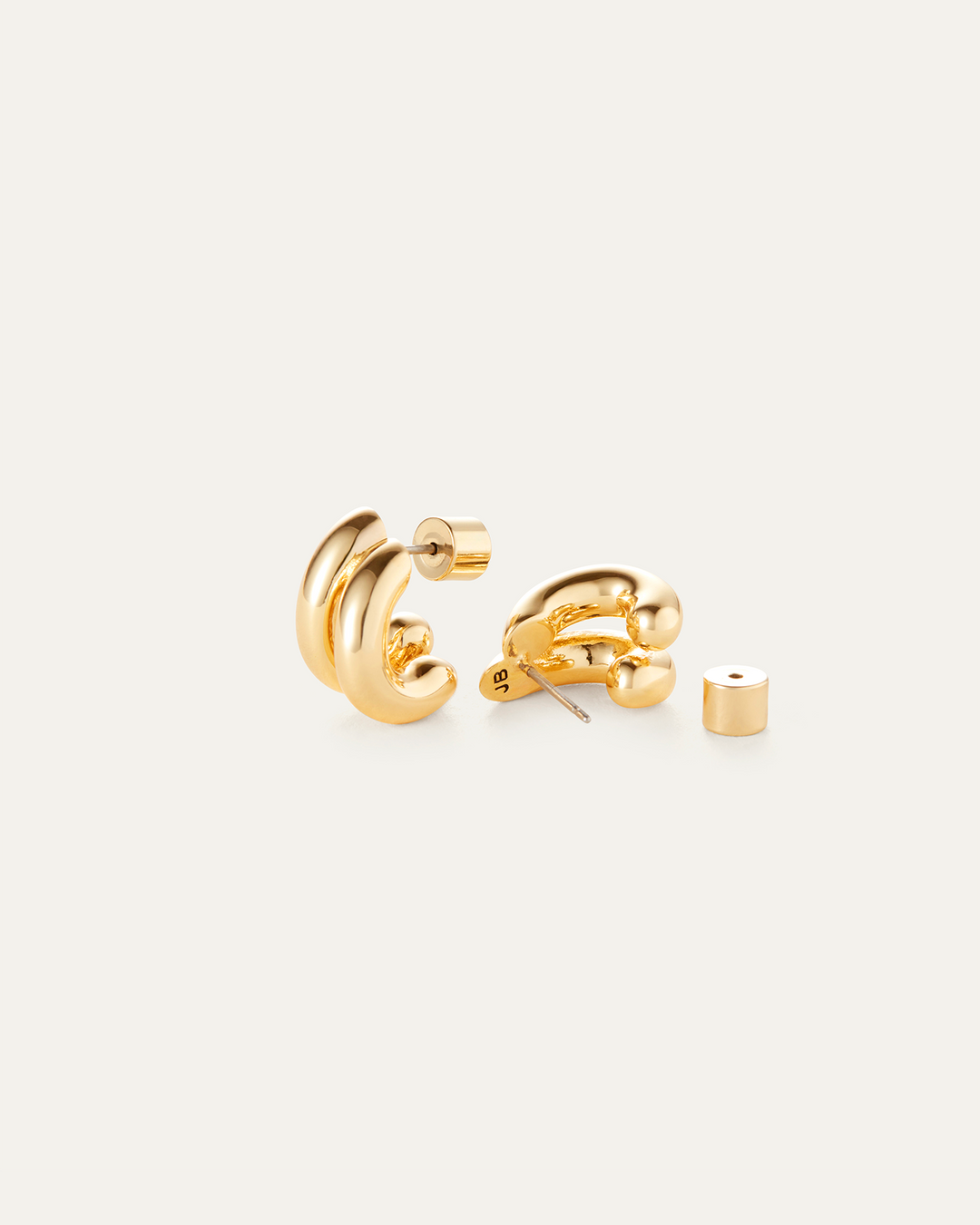 Jenny Bird Mini Florence Earrings in Gold available at Barbara Katz