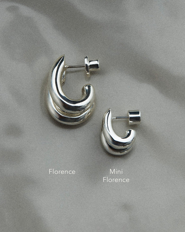 Jenny Bird Florence & Mini Florence Earring comparison