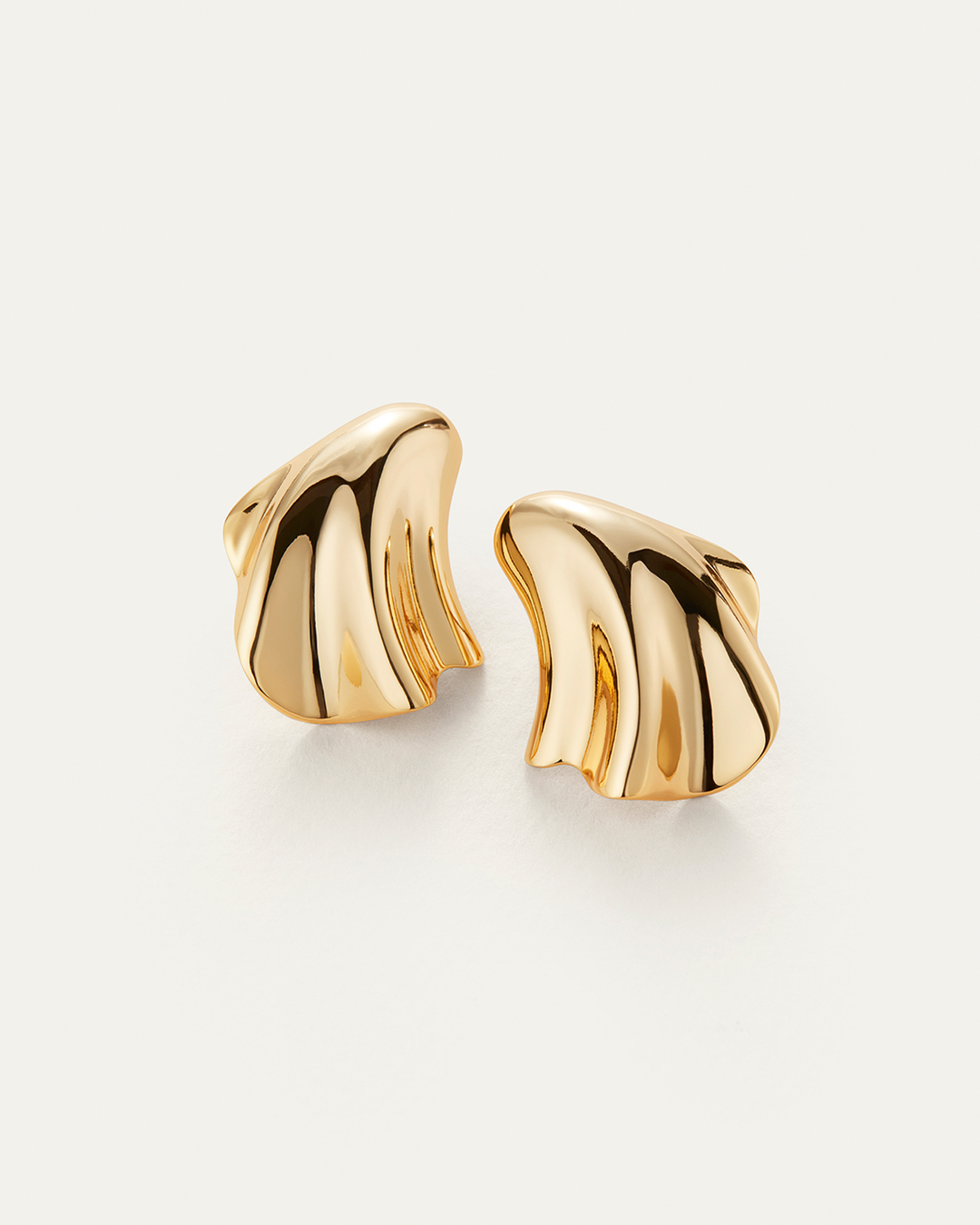 Jenny Bird Lydia Earrings in Gold available at Barbara Katz