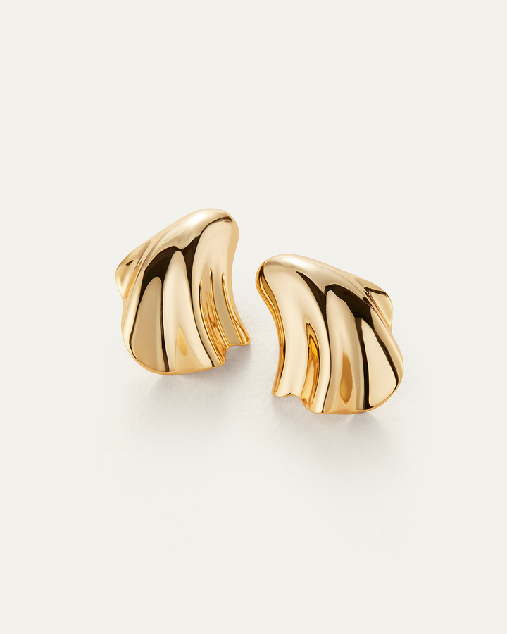 Jenny Bird Lydia Earrings in Gold available at Barbara Katz