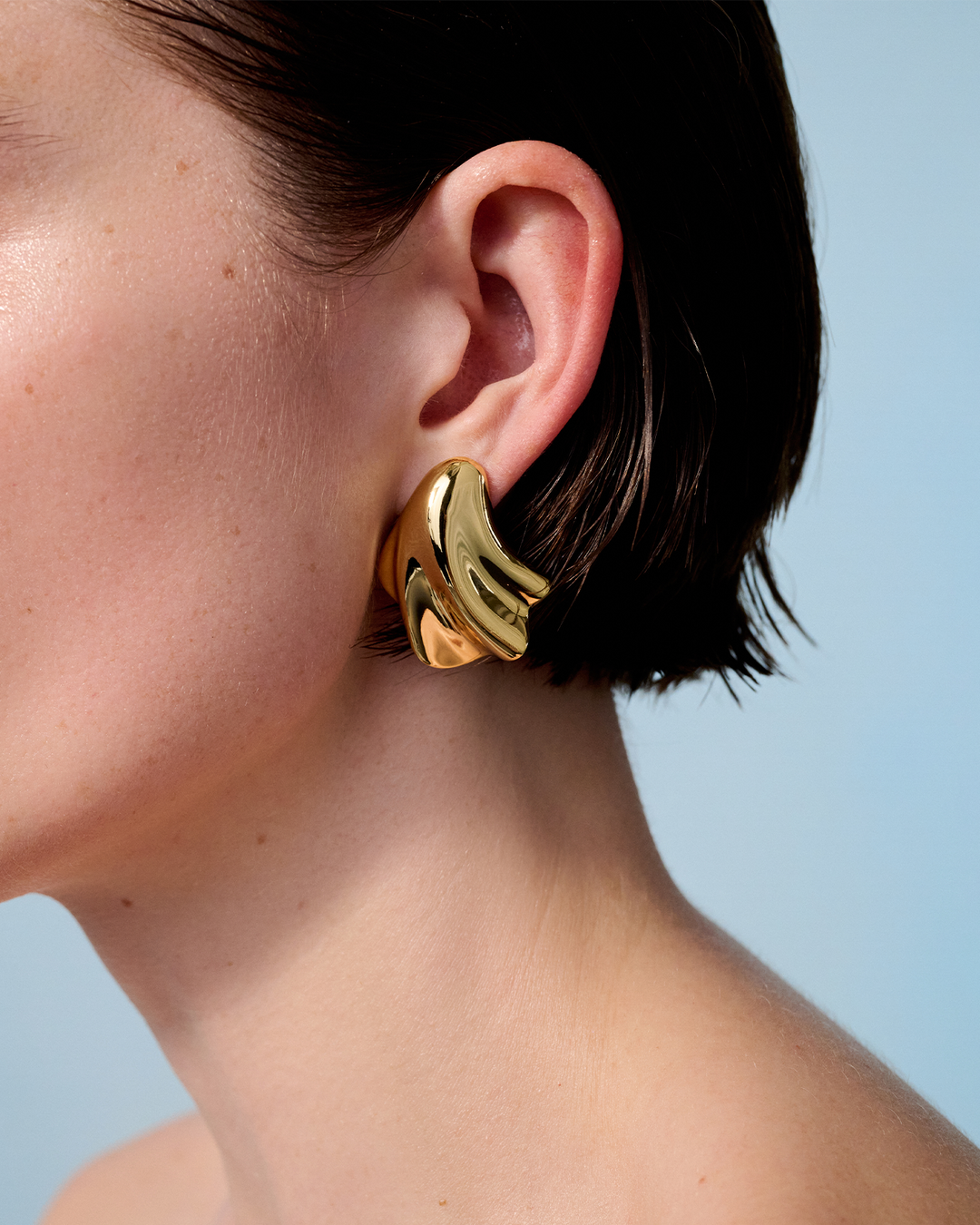 Jenny Bird Lydia Earrings in Gold available at Barbara Katz
