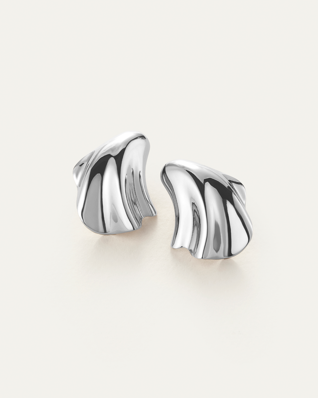 Jenny Bird Lydia Earrings in Silver available at Barbara Katz