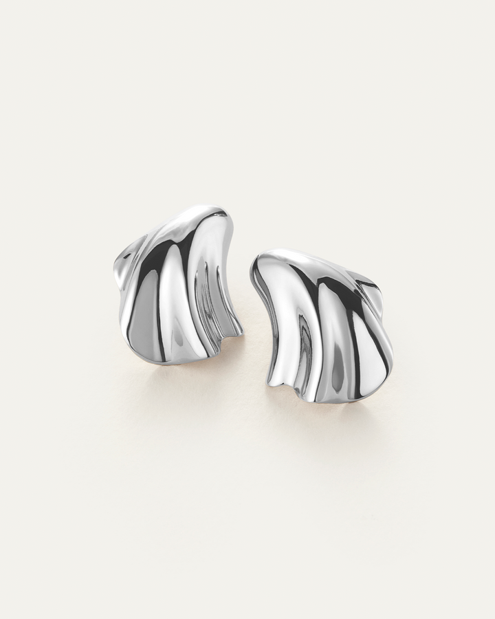Jenny Bird Lydia Earrings in Silver available at Barbara Katz