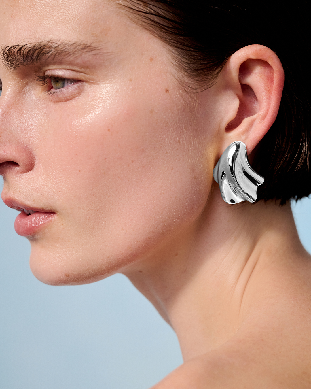 Jenny Bird Lydia Earrings in Silver available at Barbara Katz