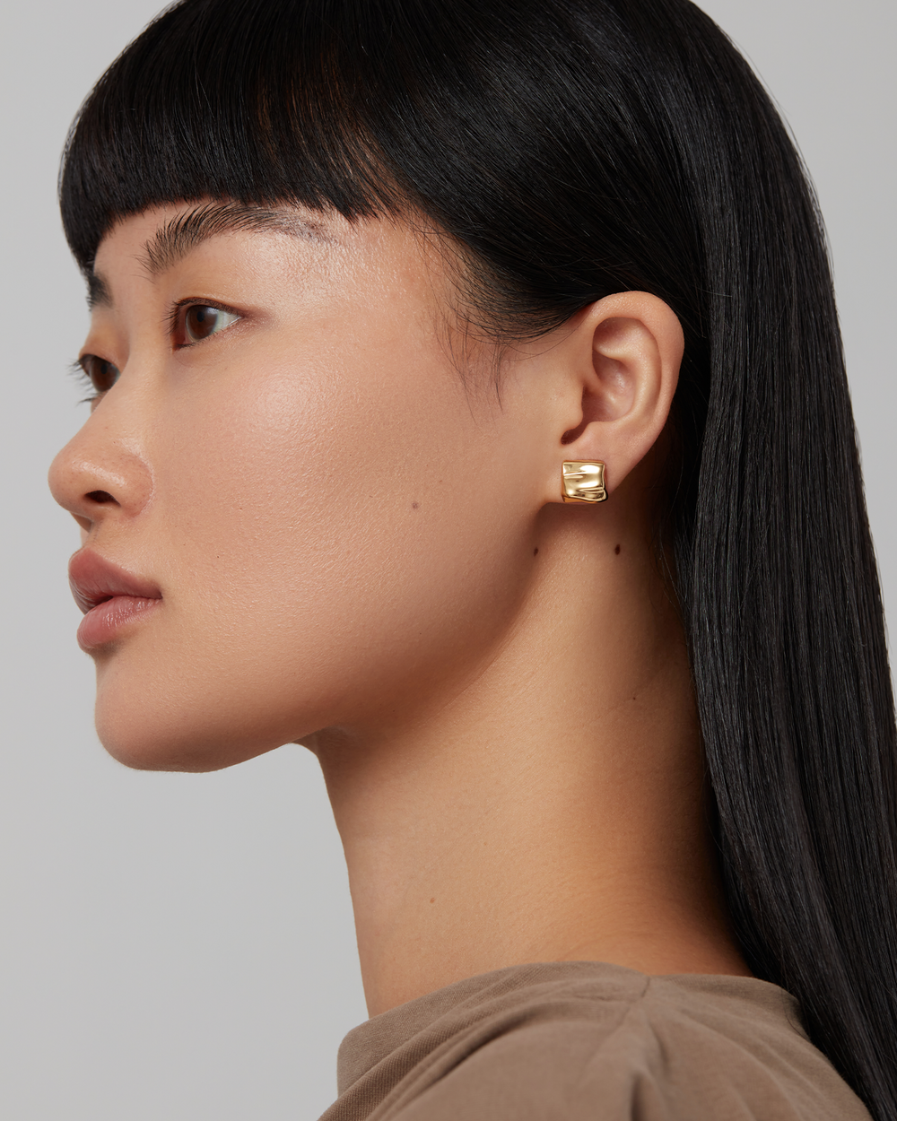 Jenny Bird Mini Sundra Earrings in Gold available at Barbara Katz