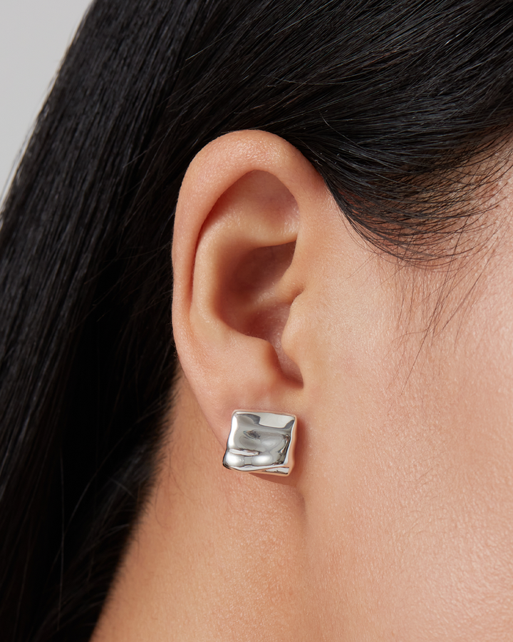 Jenny Bird Mini Sundra Earrings in Silver available at Barbara Katz