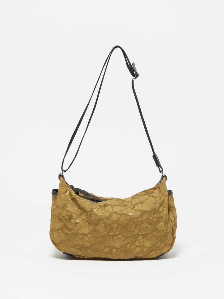 Jack Gomme Liris Nova Floc Bag in Ocre available at Barbara Katz
