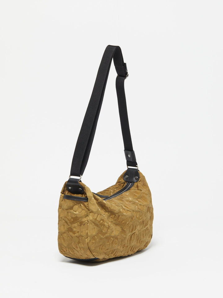Jack Gomme Liris Nova Floc Bag in Ocre available at Barbara Katz
