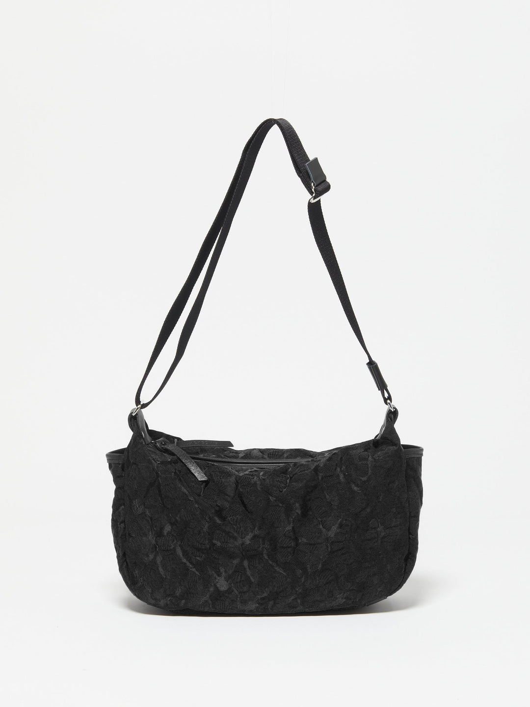 Jack Gomme Liris Nova Floc Bag in Noir available at Barbara Katz
